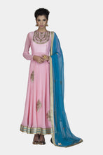 Archana pink anarkali set - knv-dash