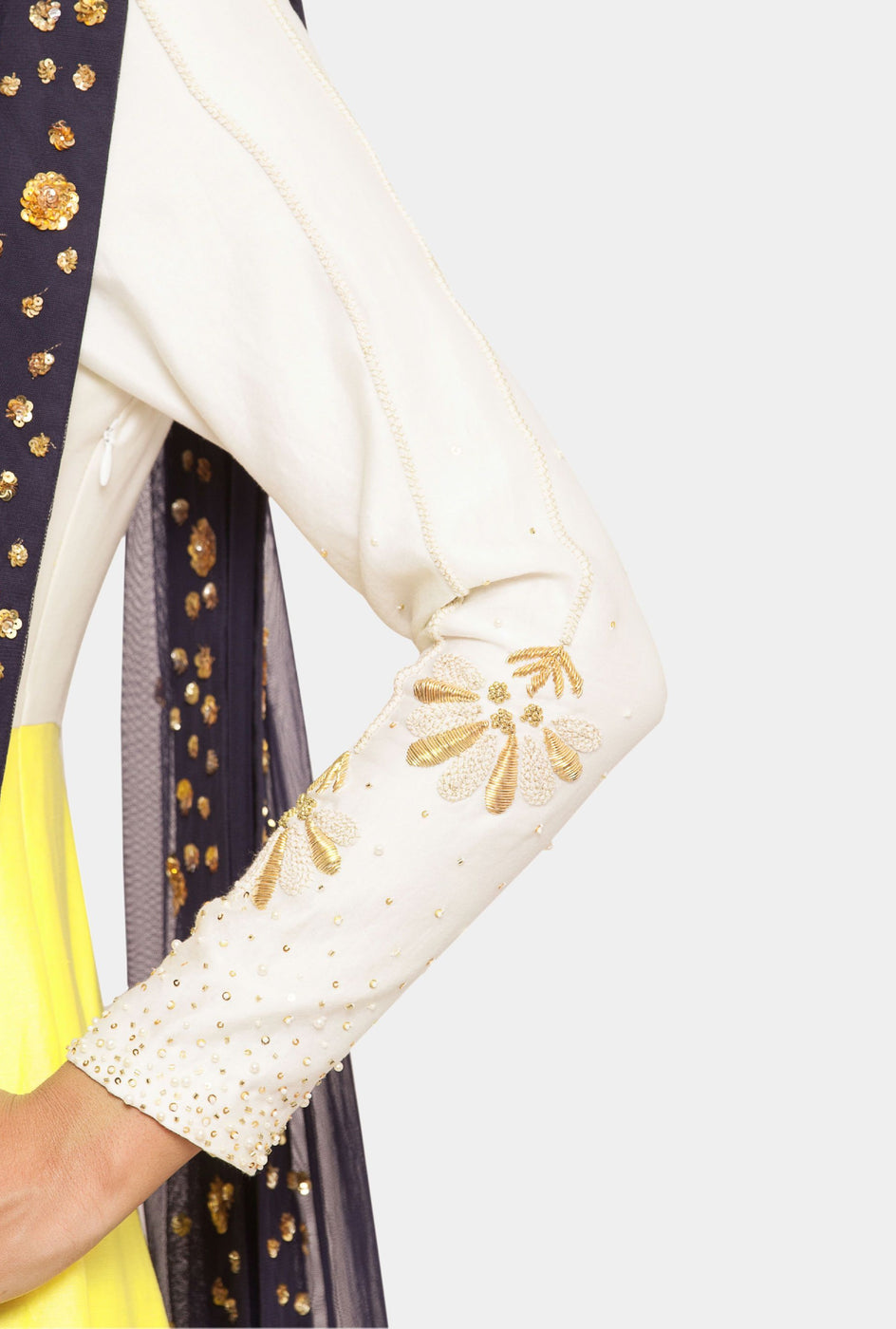 Aditi embroidered boatneck anarkali set - knv-dash