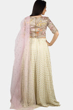 Aalia rose gold and brocade lehenga set - knv-dash