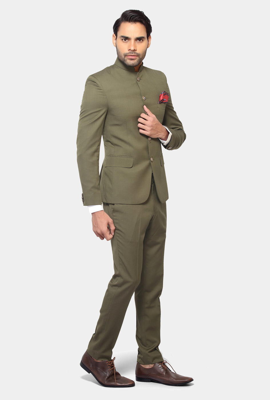 Advik classic green bangdala suit - knv-dash
